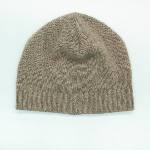 Portolano - Cashmere Beanie: NILE BROWN