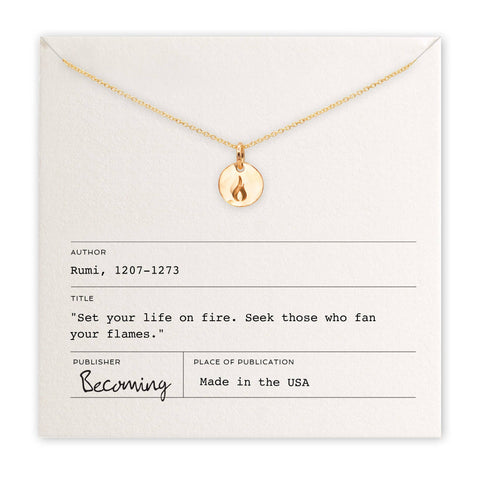 Becoming Jewelry - On Fire Necklace