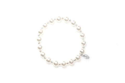 Made as Intended Blessing Bracelet White Pearl