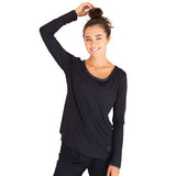 Faceplant Dreams - Faceplant Bamboo® Long Sleeve Shirt: Black / Medium