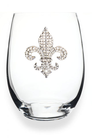 The Queens' Jewels® Fleur de Lis Wine Glass