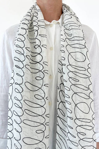 See Design - Linen Scarf