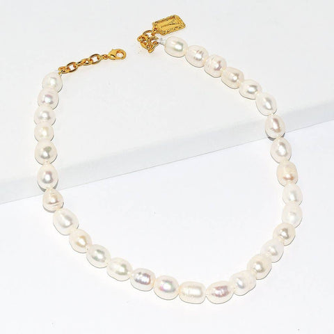 KARINE SULTAN - Genuine fresh water pearl strand necklace