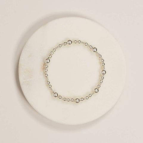 bijoux + spice - mini giana bracelet | silver