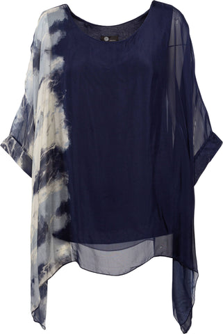 M Made In Italy - Serena Tunic - Flowing Tunic With Kimono Sleeves