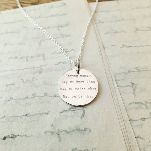 Becoming Jewelry - Strong Women Necklace