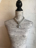 French Kande Bevel Chain WITH 3 PRONG MINISTRY MEDALLION