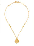 French Kande  Nantes Arles  necklace with Diamond link accents