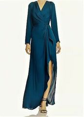 BCBGMAXAZRIA Long Sleeve Special Occasion Dress Evening Dress – Satori  Boutique