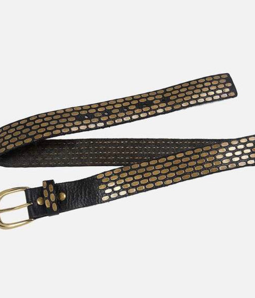 Amsterdam Heritage Maeva Bronze Studded Belt – Satori Boutique display picture 1