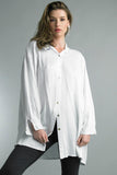 Tempo Paris Sateen Oversized Blouse