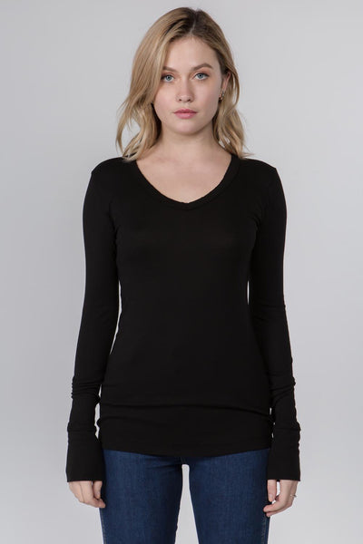 Crown Jewel Mod Long Sleeve V-Neck