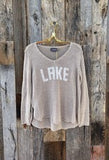 Wooden Ships Lake V Cotton Sweater