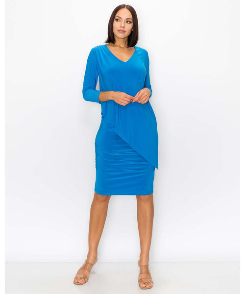 Last Tango 3/4 Sleeve Versatile Tunic Dress