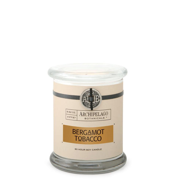 Archipelago - Bergamot Tobacco Glass Jar Candle
