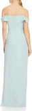 Halston Off Shoulder Drapped Gown