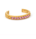 French Kande  Austrian Crystal 24K Bangle