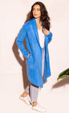 Pink Martini the Stockport jacket in Mykonos Blue