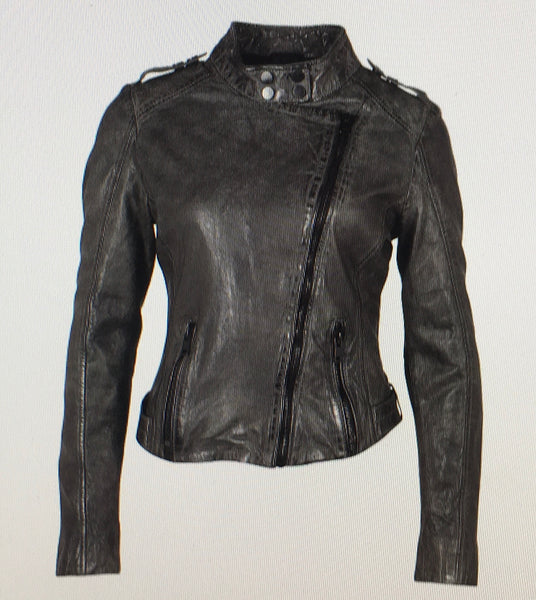 Mauritius Candice Leather Moto Jacket