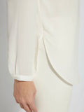 Lysse Wythe Sheer and Jersey Shirt