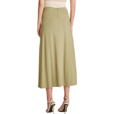 Halston Gianna Jersey Slit Skirt